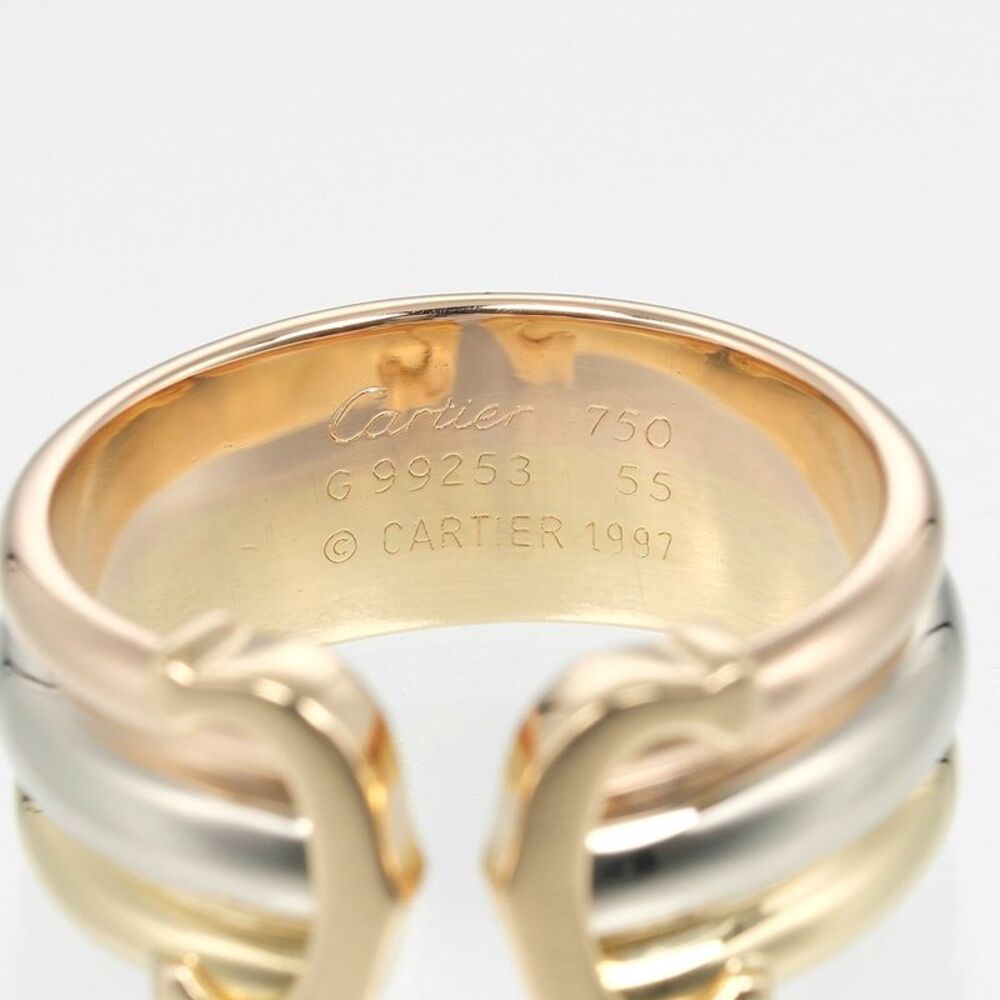 Cartier 2C LM Au750 Ring Size 15.5 - Picture 4 of 9